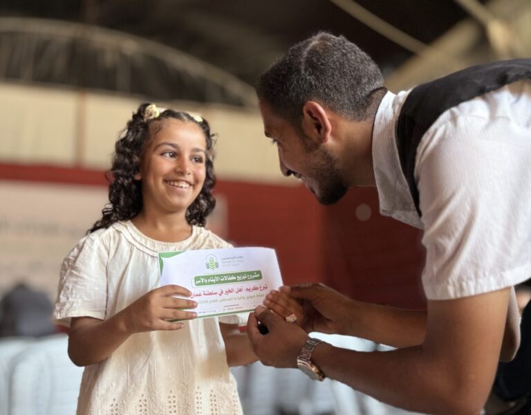 وفاء المحسنين تستكمل توزيع كفالات يوليو وأغسطس في غزة